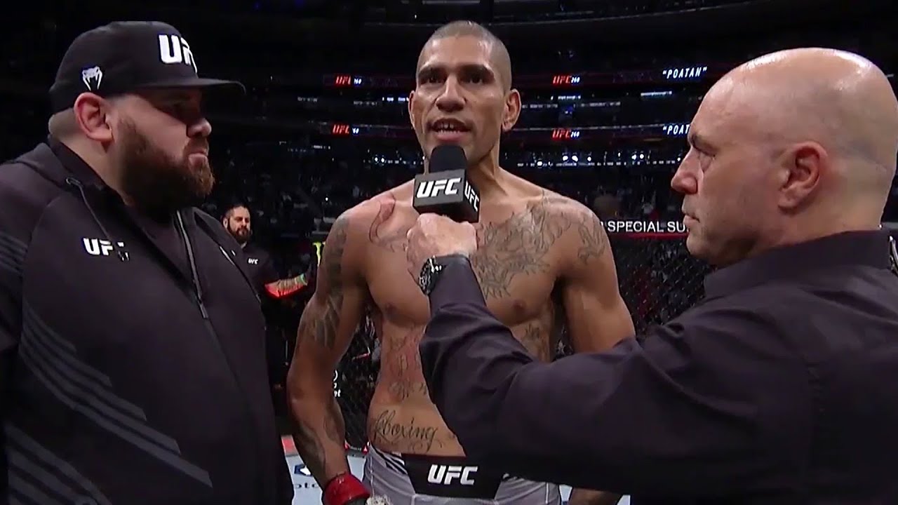 UFC 268: Alex Pereira Octagon Interview