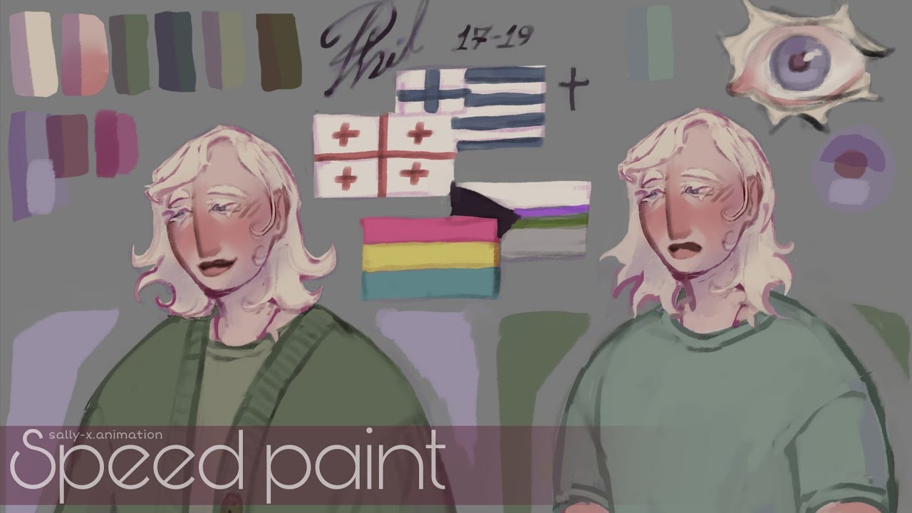 //SPEED PAINT// a reference for me (and hopefully someone else:3) to use for Phil ♡♡♡