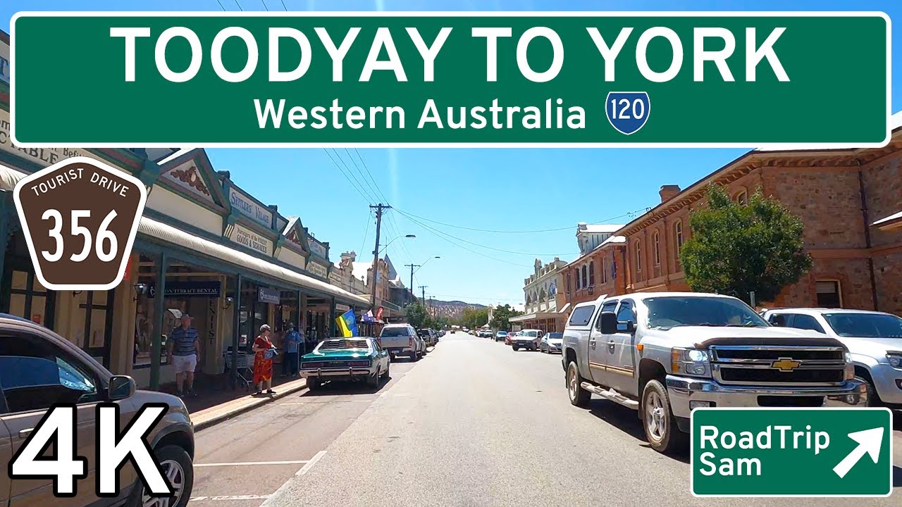 Drive to York - Western Australia - 🇦🇺 4K / Raw Audio / POV