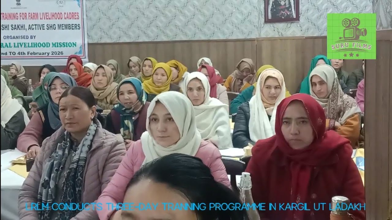 LRLM conducts Three days Tranning Programme for Pashu Sakhi Caders in Kargil UT Ladakh 