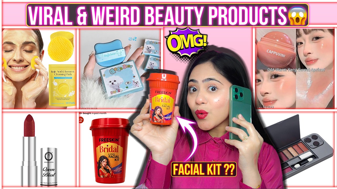 Internet Made Me Buy These Viral & Weird Beauty Products 😱✨| Worth or Not ? 🥲