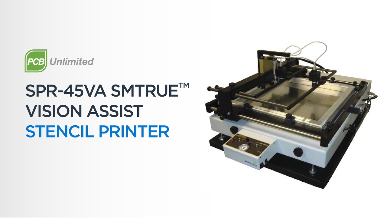 SPR-45VA SMTRUETM VISION ASSIST STENCIL PRINTER