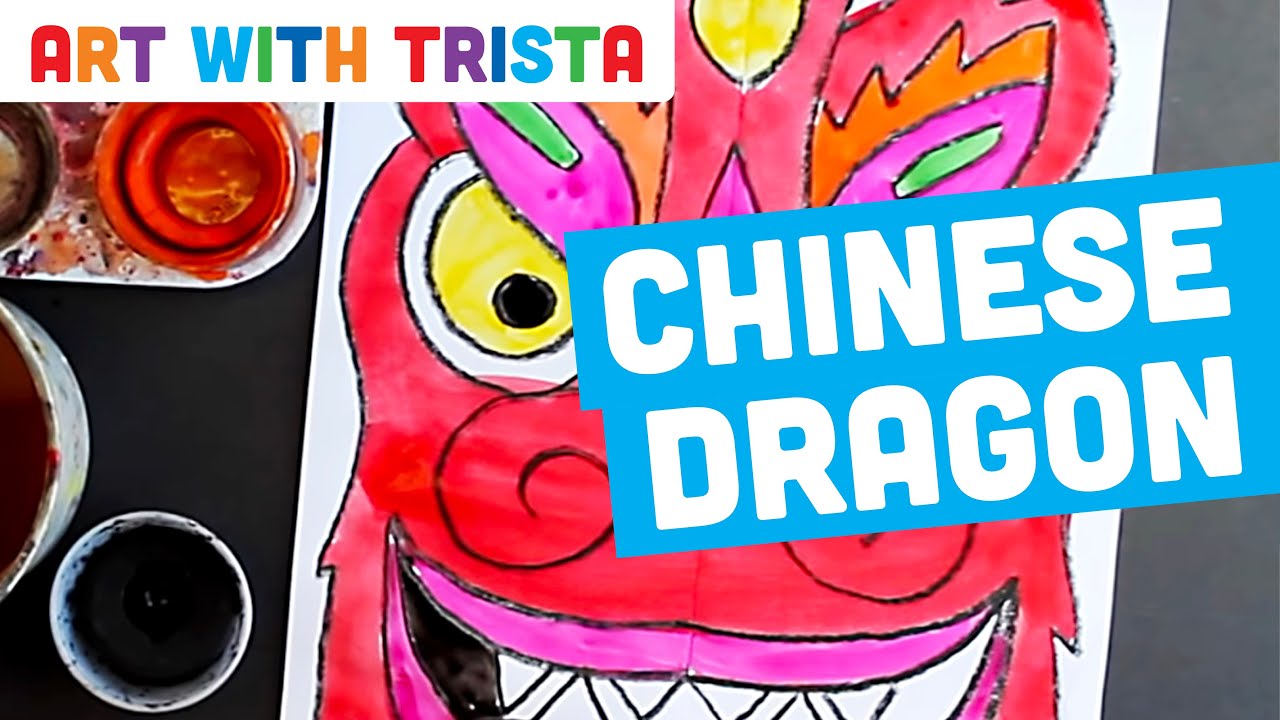 Chinese Dragon Step By Step Painting Tutorial - Art With Trista