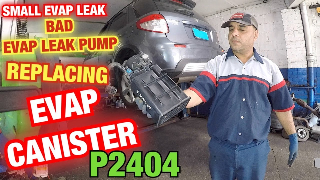 Replacing EVAP canister with leak detetion pump code P2402, small evap leak fix on Suzuki SX4