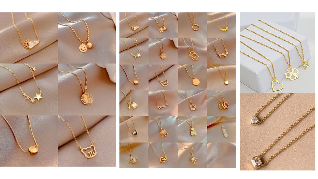 gold chain pendant design | gold locket design for girls