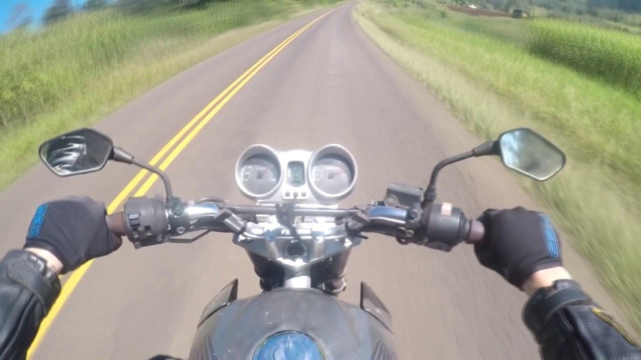 Chapecó a Frederico Westphalen - CBX 250 - GoPro 5 Black