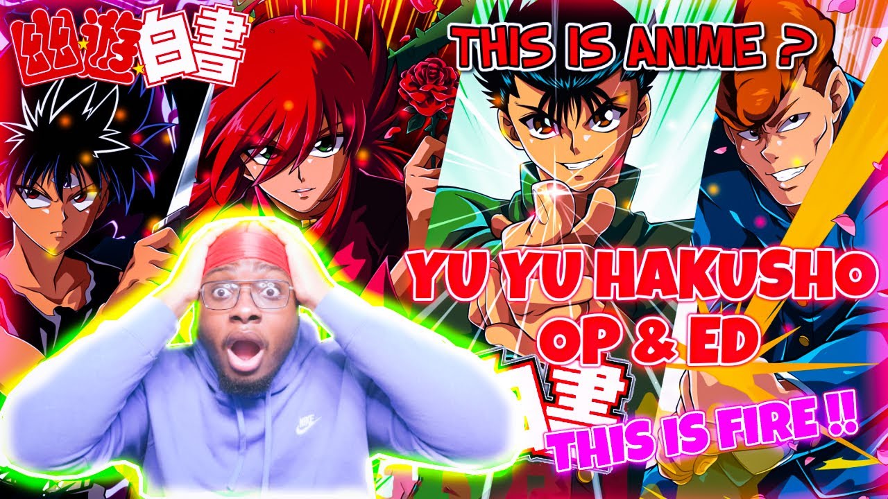 First Time Reacting to All YU YU HAKUSHO Openings and Endings Reaction Non Anime Fan!