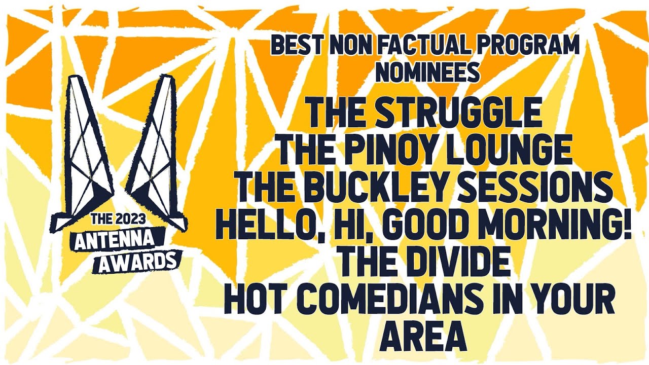 The 2023 Antenna Awards - Best Non-Factual Program Nominees