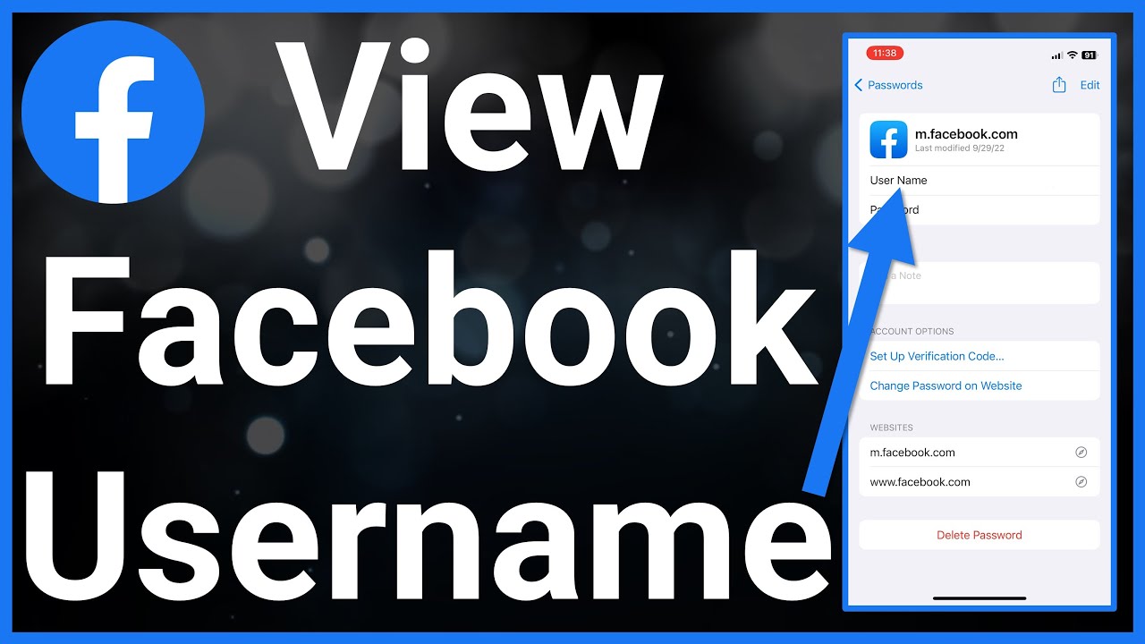 How To See Your Username On Facebook