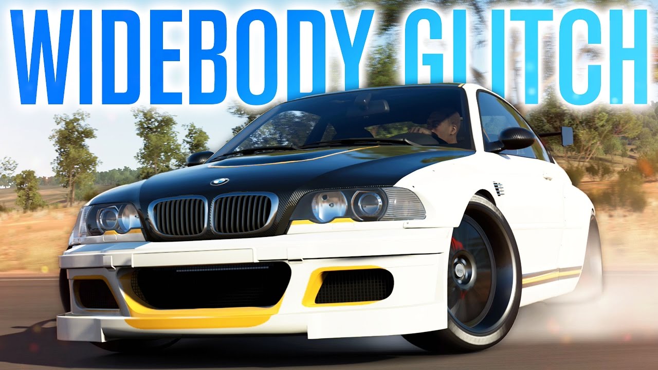 WIDEBODY GLITCH BMW M3 E46 | Forza Horizon 3 Gameplay