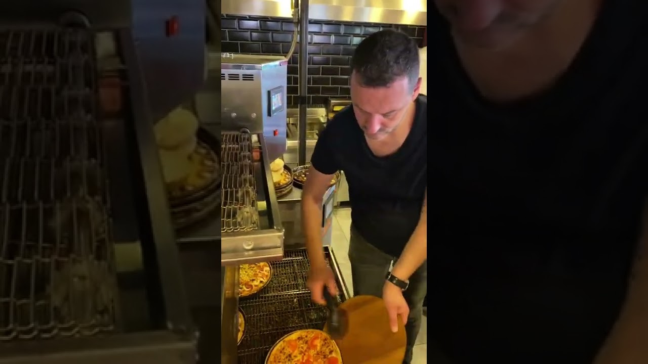 Konveyörlü doğal gazlı pizza pide fırın oven