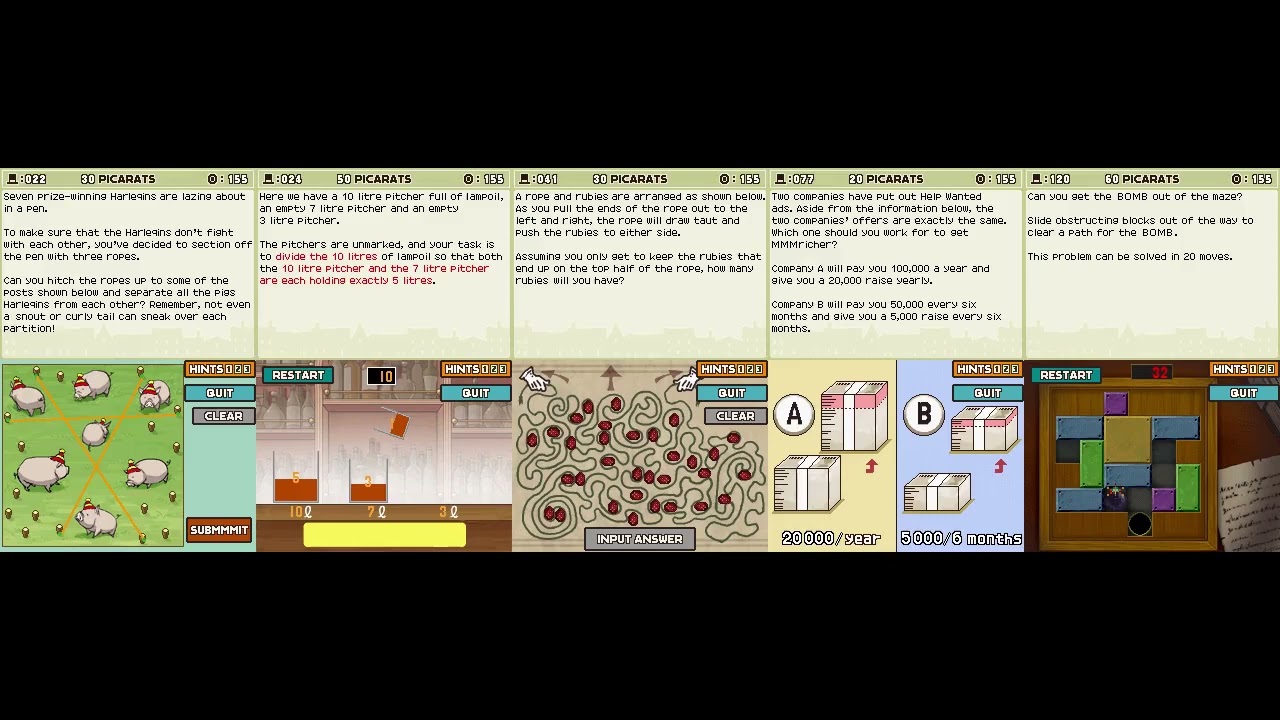 Professor Lampoil and the Curious Wiillage &ndash; Puzzles