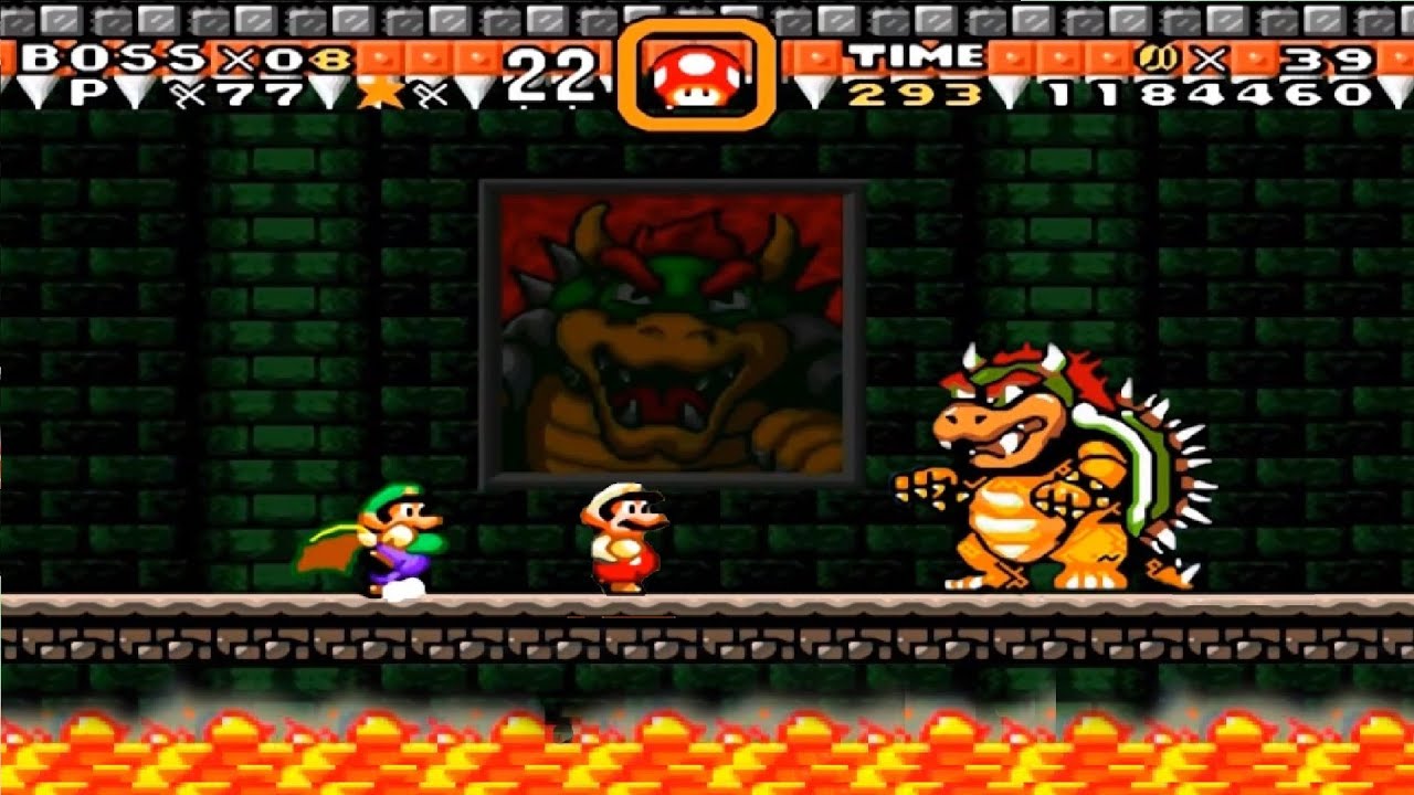 Super Mario World HD: The New Dinosaur Land: World 8: Neo Bowser Land Part 2