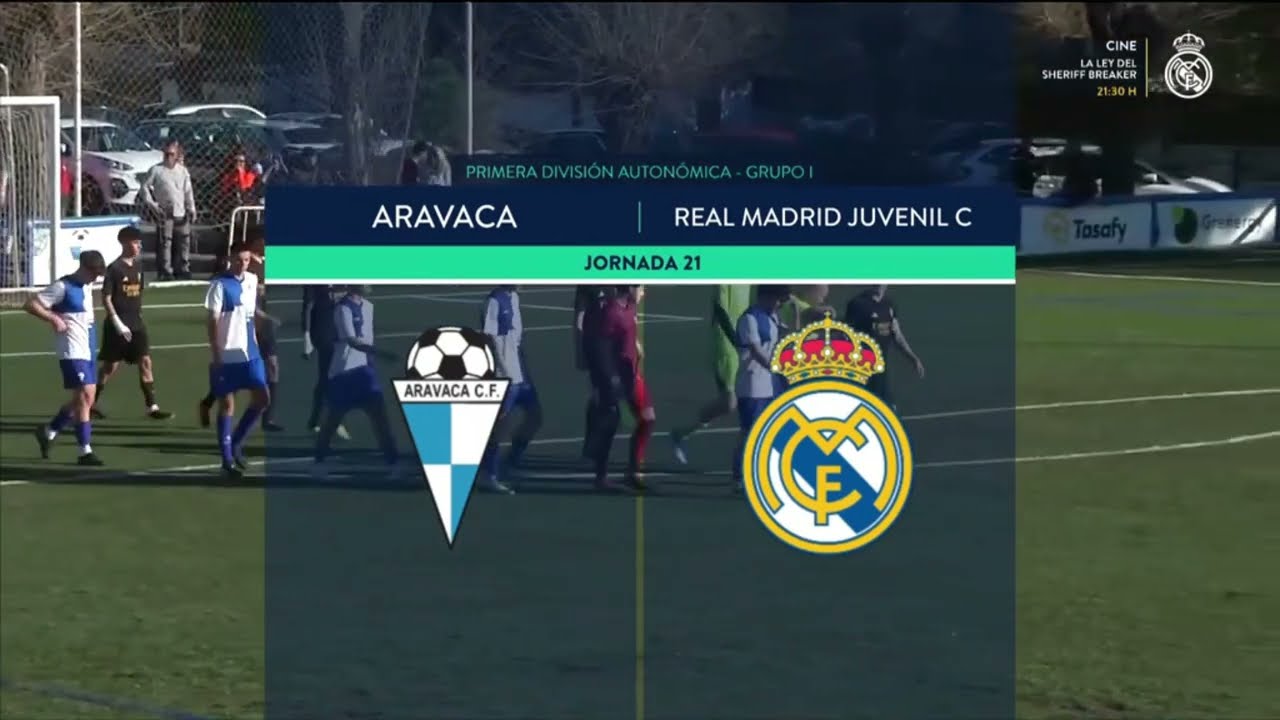 Aravaca CF - Real Madrid Juvenil C | 1ª División Autonómica Juvenil 2023/24 | Jornada 21