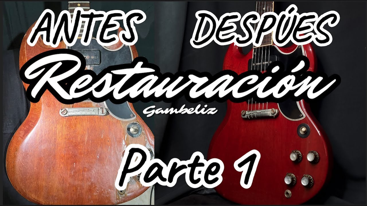 RESTAURACIÓN GIBSON SG SPECIAL1962!!! PARTE 1