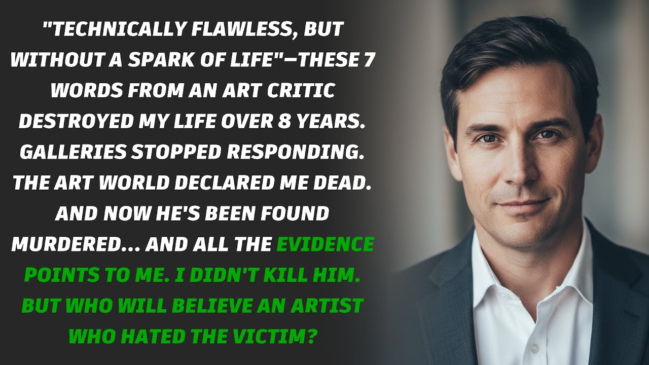 One sentence killed his career. Now he's accused of murdering a critic.