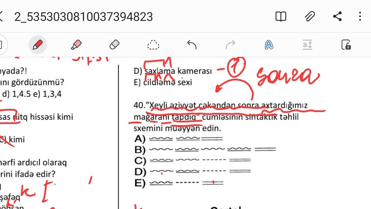 3 aprel buraxılış imtahanı azərbaycan dili suallarının izahı.məzunlar