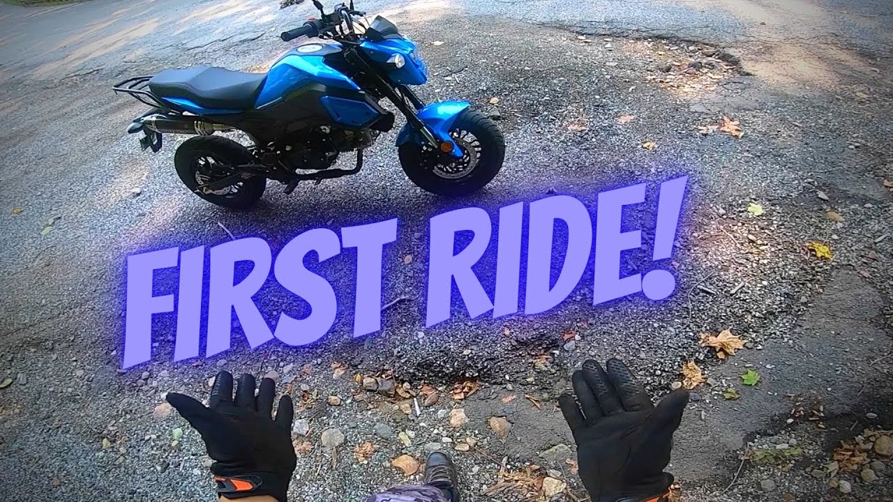 FIRST RIDE on the Grom Clone! (Boom Vader)