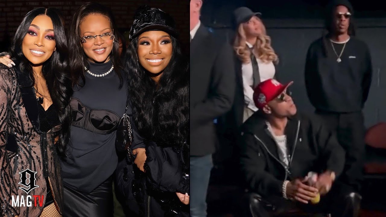 Бренди и Моника пригласили Jay Z, Бейонсе, Рианну и Куин Латифу на свой концерт в Лос-Анджелесе! 🎤