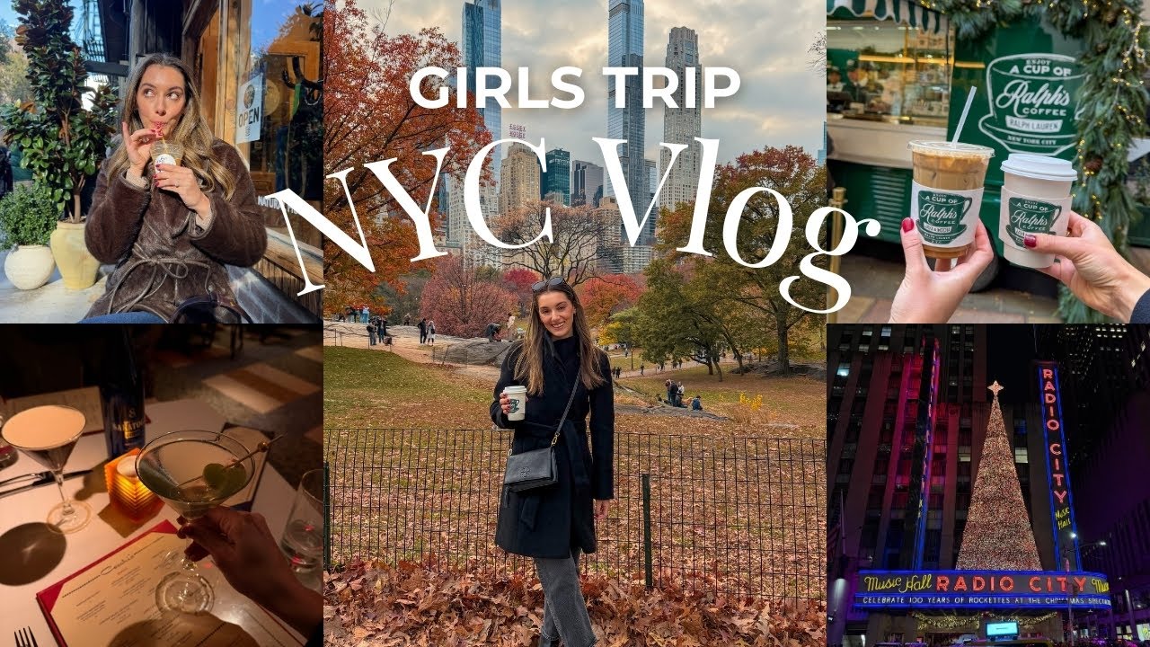 New York City Travel Vlog 🎄 Girls Trip During Christmas in NYC