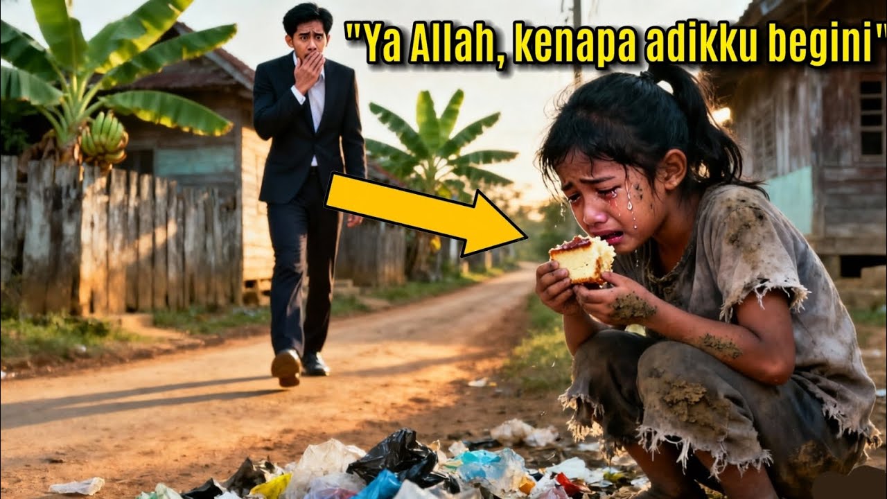 TKI Pulang ke Kampung, Tangis Pecah Saat Lihat Keadaan Adiknya, Mengais Makanan di Tempat Sampah.