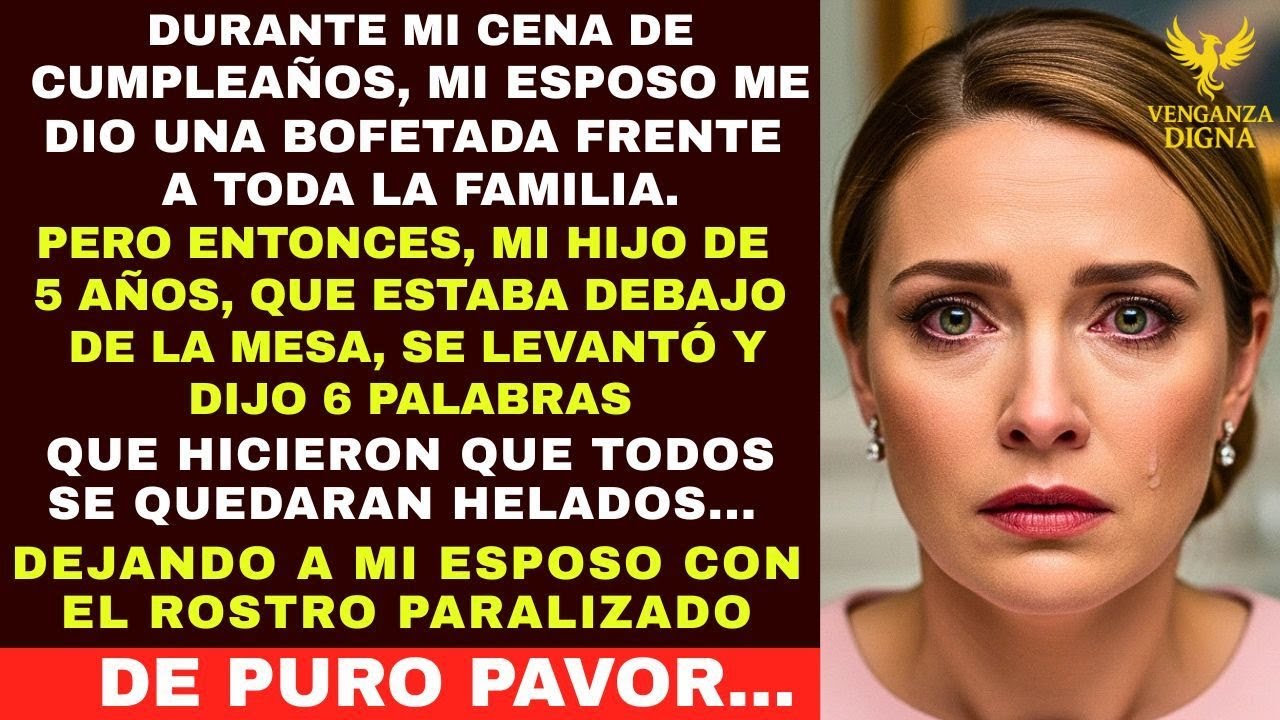 MI ESPOSO ME DIO UNA BOFETADA FRENTE A TODA  LA  FAMILIA – PERO LO QUE HIZO NUESTRO HIJO LO DEJO...
