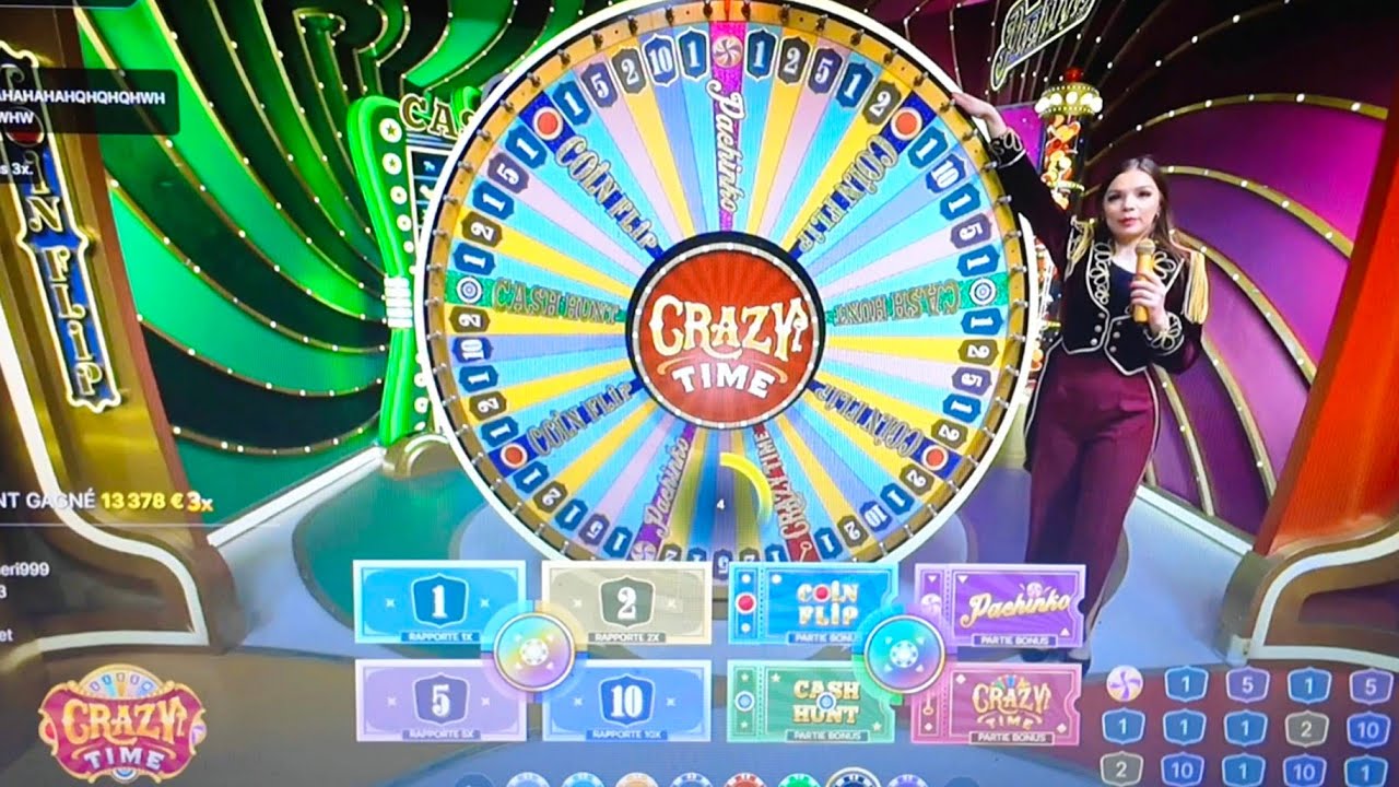 AVEC LE CRAZY TIME ON A PLUS LE TIME !!