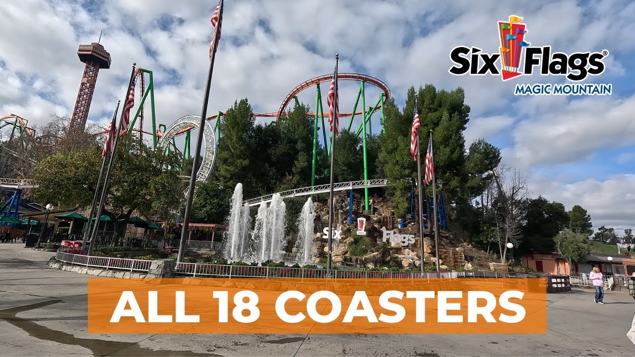 Riding EVERY Roller Coaster at Magic Mountain