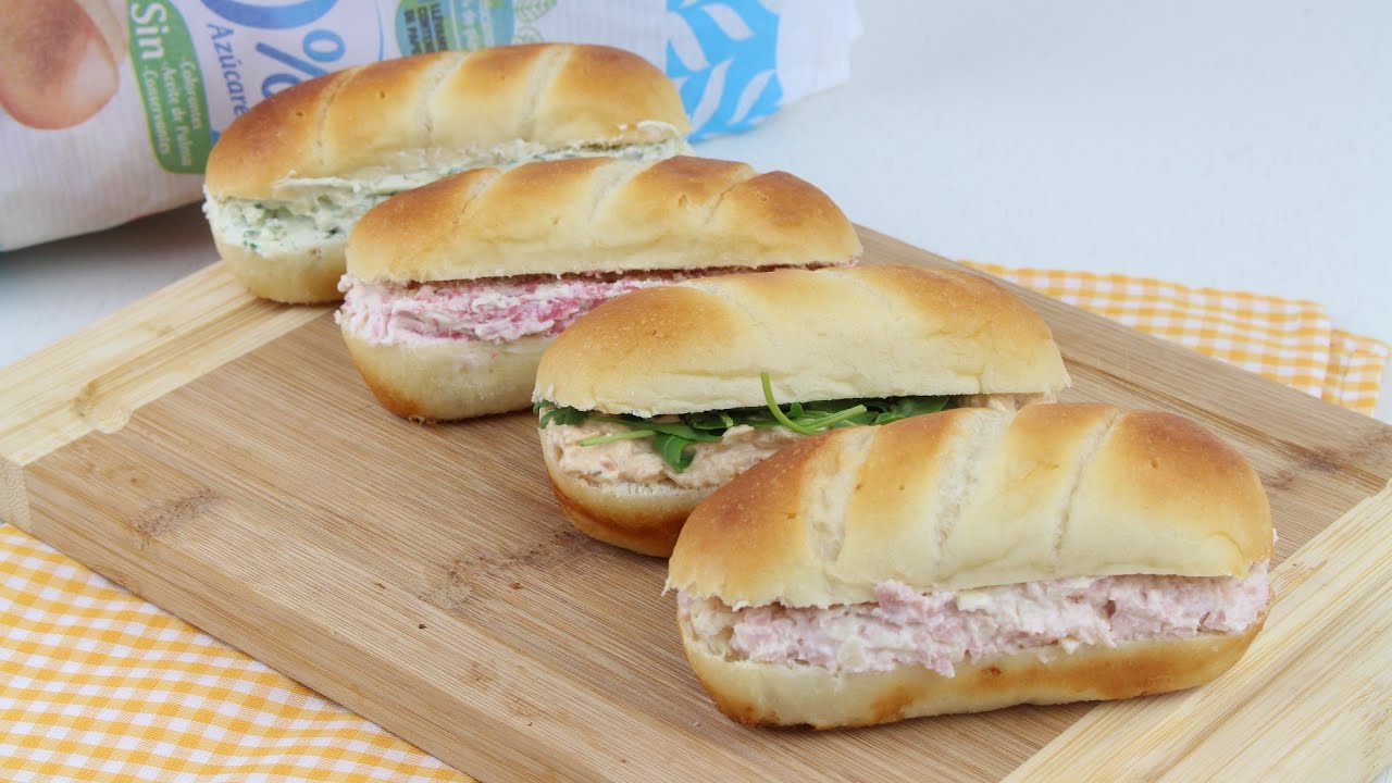 🍞🥖4 RELLENOS PARA SANDWICHES O BOCADILLOS FÁCILES🥖🍞 | Especiales para cumpleaños edición II