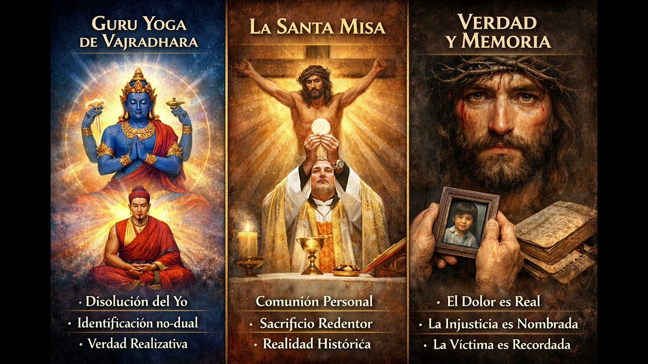 Cuando la verdad no se disuelve: del Guru Yoga a la Santa Misa