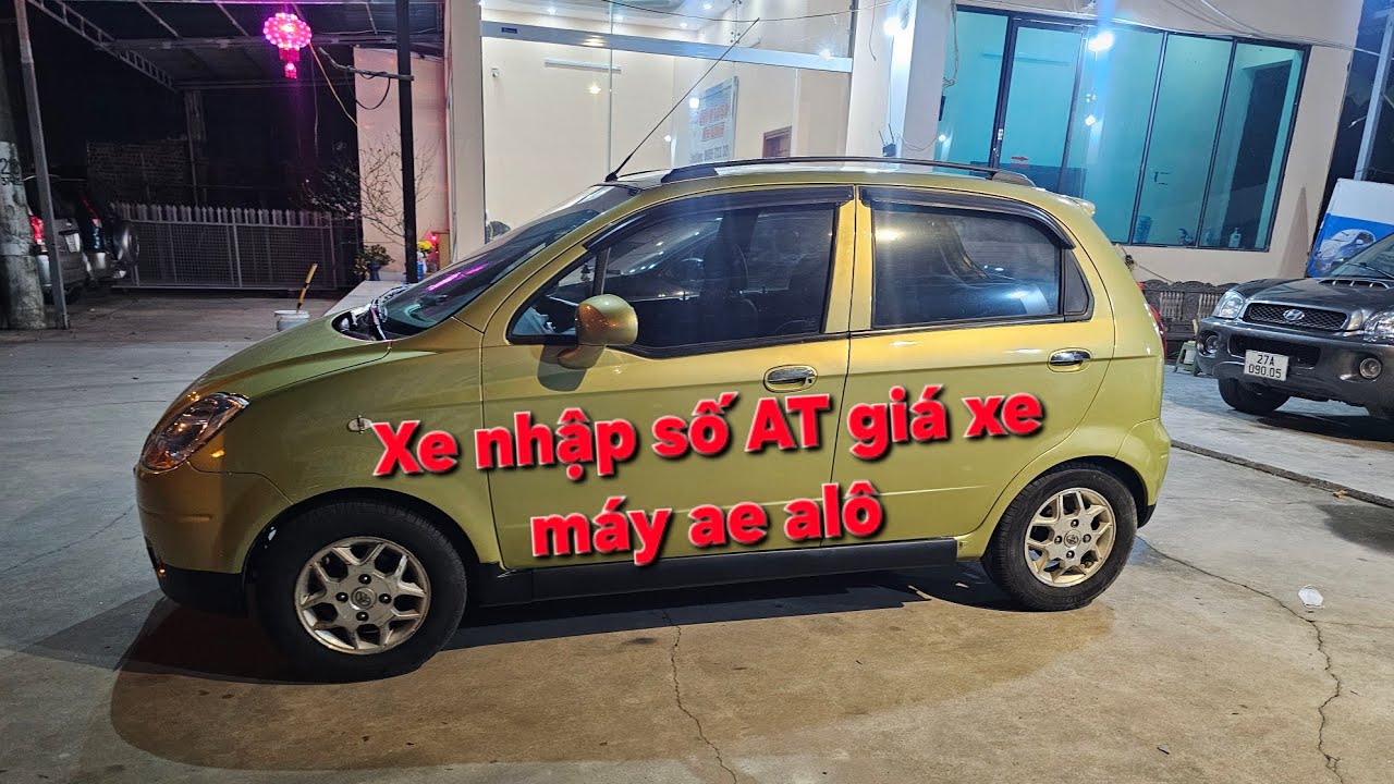 🏆mẫu xe nhập số AT daewoo matiz nhỏ gọn tiết kiệm xăng giá xe máy ae cần xe đi tết lh ☎️0913660299