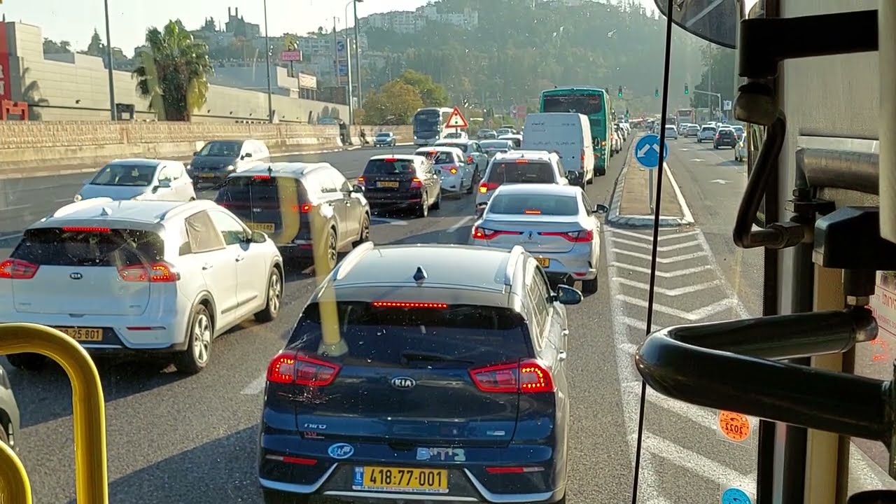 מחיפה מרכזית המפרץ ליקנעם עילית ומחלף העמקים Haifa to Yokne'am Ilit & HaAmakim int.