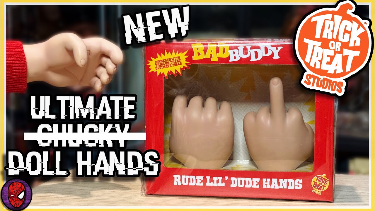 Набор рук C̶h̶u̶c̶k̶y от Trick or Treat Studios | Руки куклы Ultimate Bad Buddy Rude Lil Dude