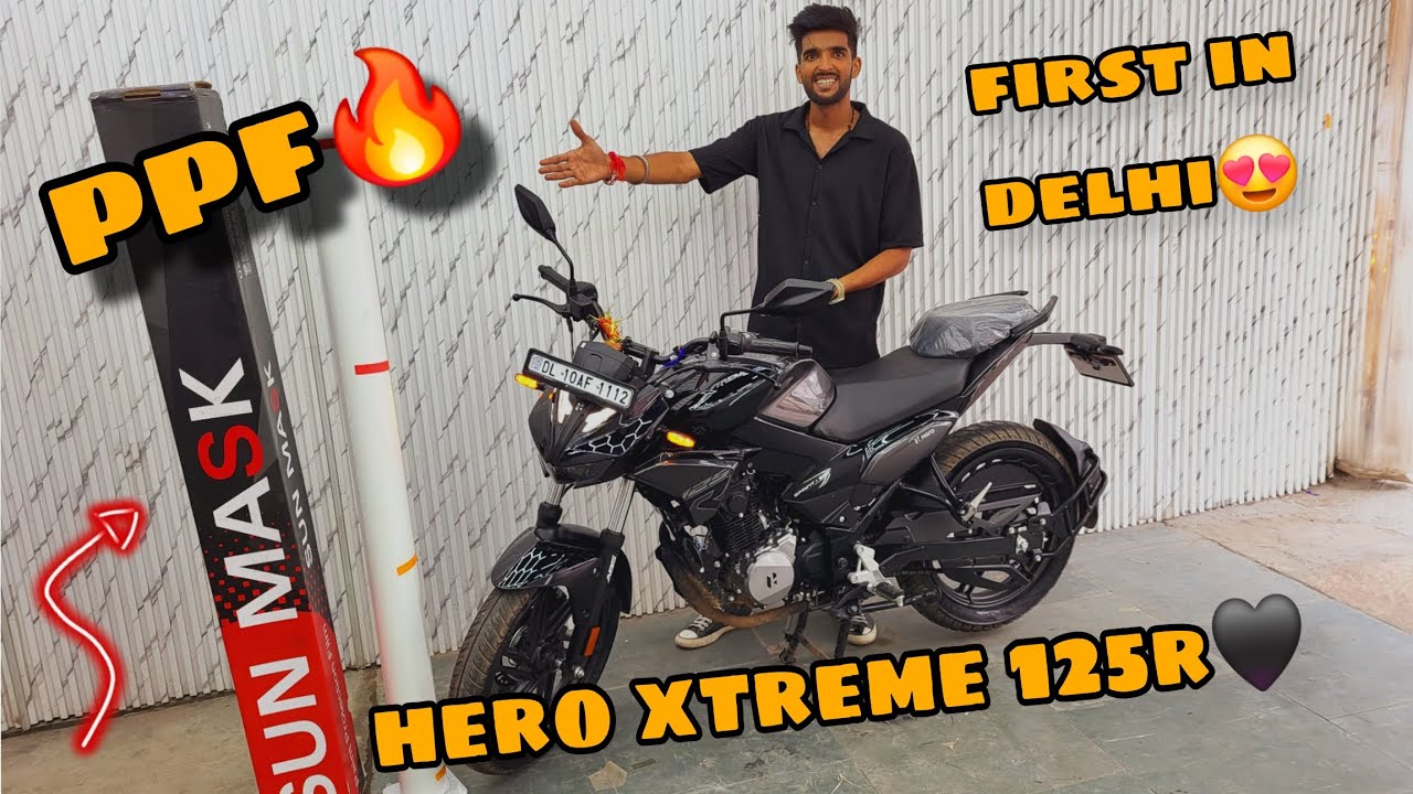 Hero Xtreme 125 R 🔥| Paint protection Film (PPF) | TOTAL COST? | Better Than Lamination ?