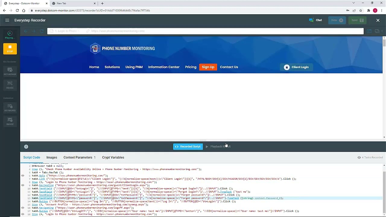 EveryStep Web Recorder: Overview
