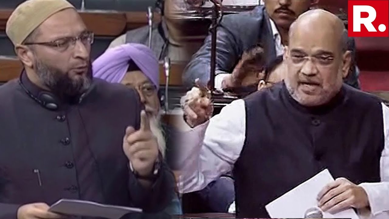 Home Minister Amit Shah Takes On Asaduddin Owaisi During NIA Bill Debate In Parliament