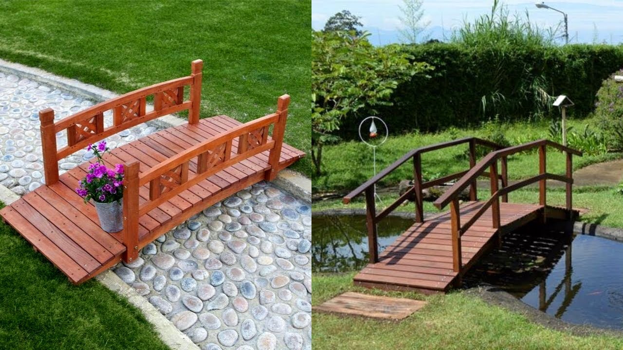 29 IDÉIAS DE PONTES DE MADEIRA PARA TRANSFORMAR SEU JARDIM!