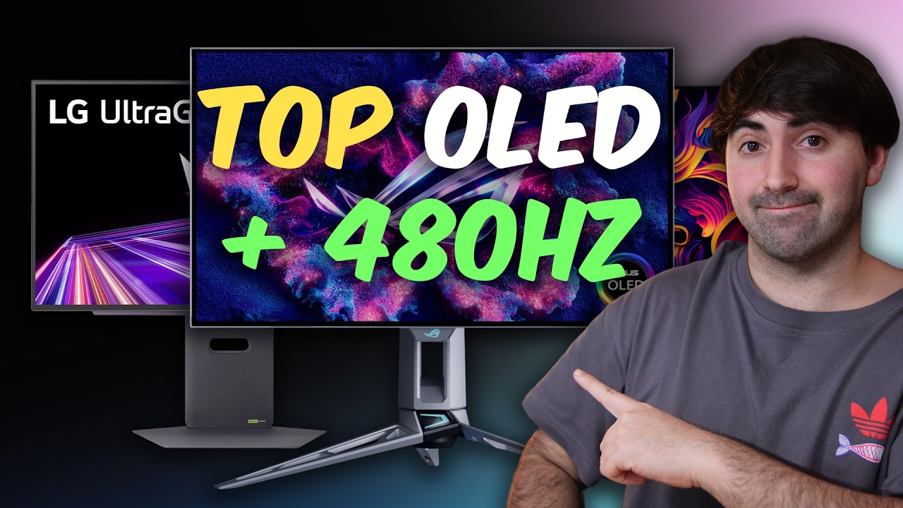 WOLED vs TANDEM WOLED vs QD-OLED en MONITORES 1440p +480Hz ¿Cuál comprar en 2026?