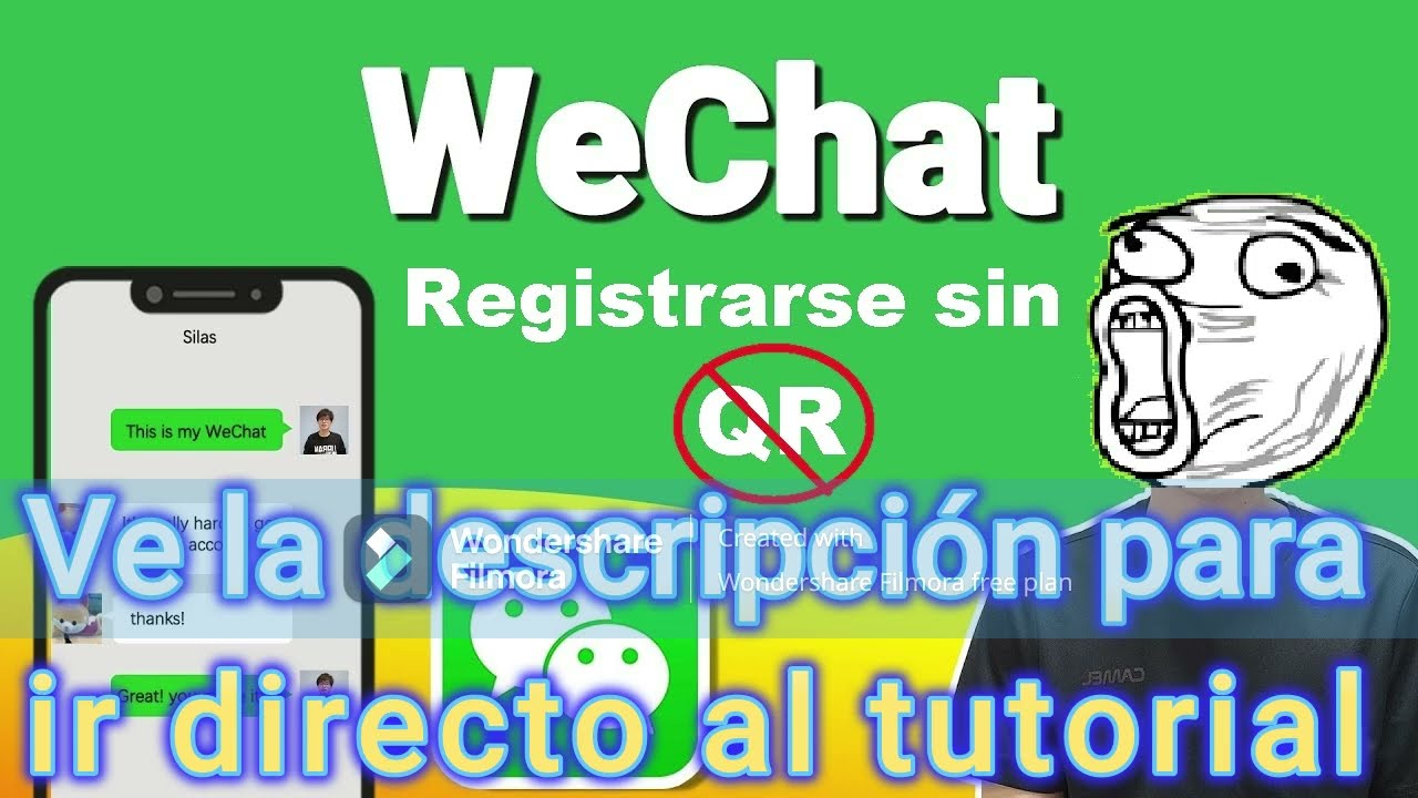 C&oacute;mo crear cuenta WeChat sin QR (2025)