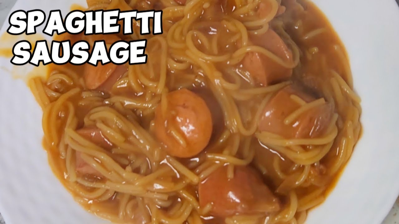 Easy And Quick To Prepare // Spaghetti Sausage Recipe in 5 minutes