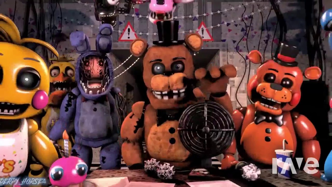 We want more nights - Fnaf 1 Song & Five More Nights ft. Jtmusic, Dan Bull, Bslick, Inutrash_ | Rave