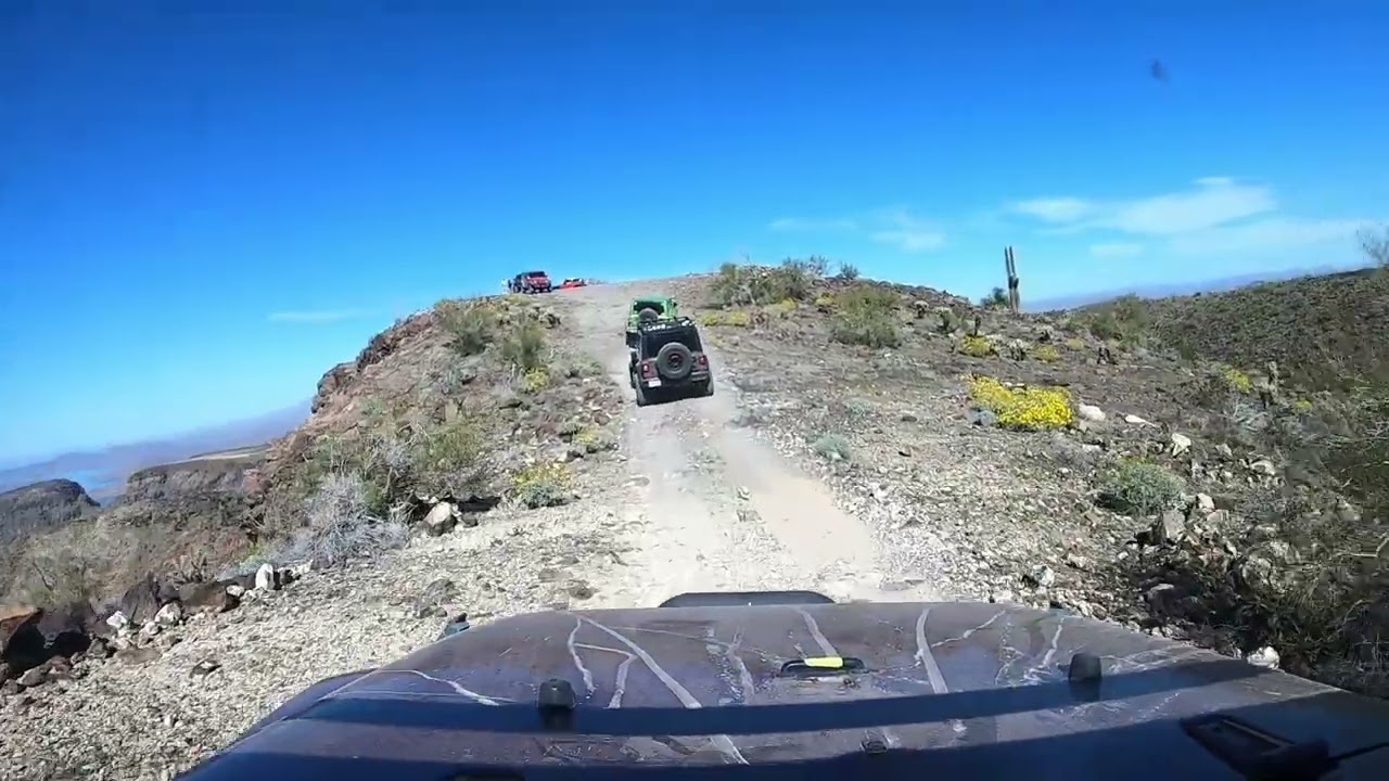 Jeeping to Parker Mesa AZ