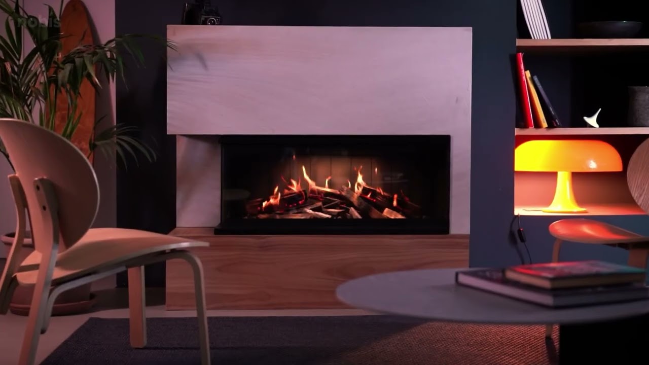 Janus: the new holographic electric fireplace with hyper-realistic flame
