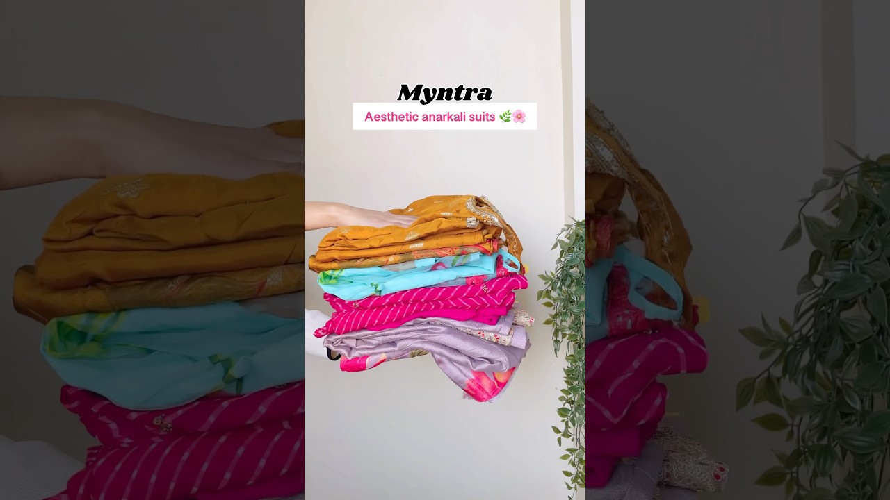 Festive Anarkali suits 💫🫶🏻 | Myntra Finds | #festivewear #ethnicwear #weddingwear #desiaesthetic