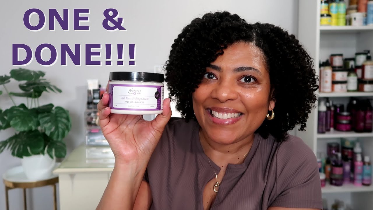 ONE & DONE STYLER FOR MY TWIST OUT / Nature's Little Secret Irish Moss Styling Cream / NaturalRaeRae