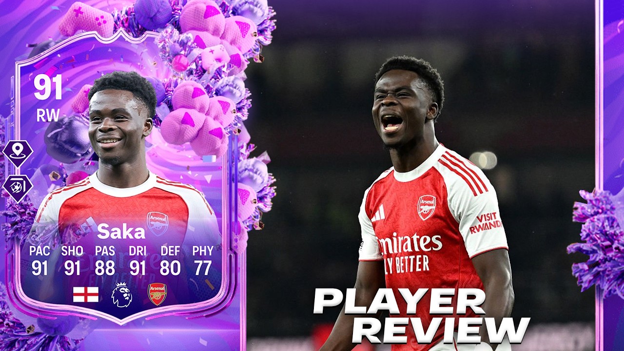 NO INFRAVALOREN ESTA CARTA!! (ES MUY MUY TOP) | BUKAYO SAKA 91 FUT BIRTHDAY REVIEW