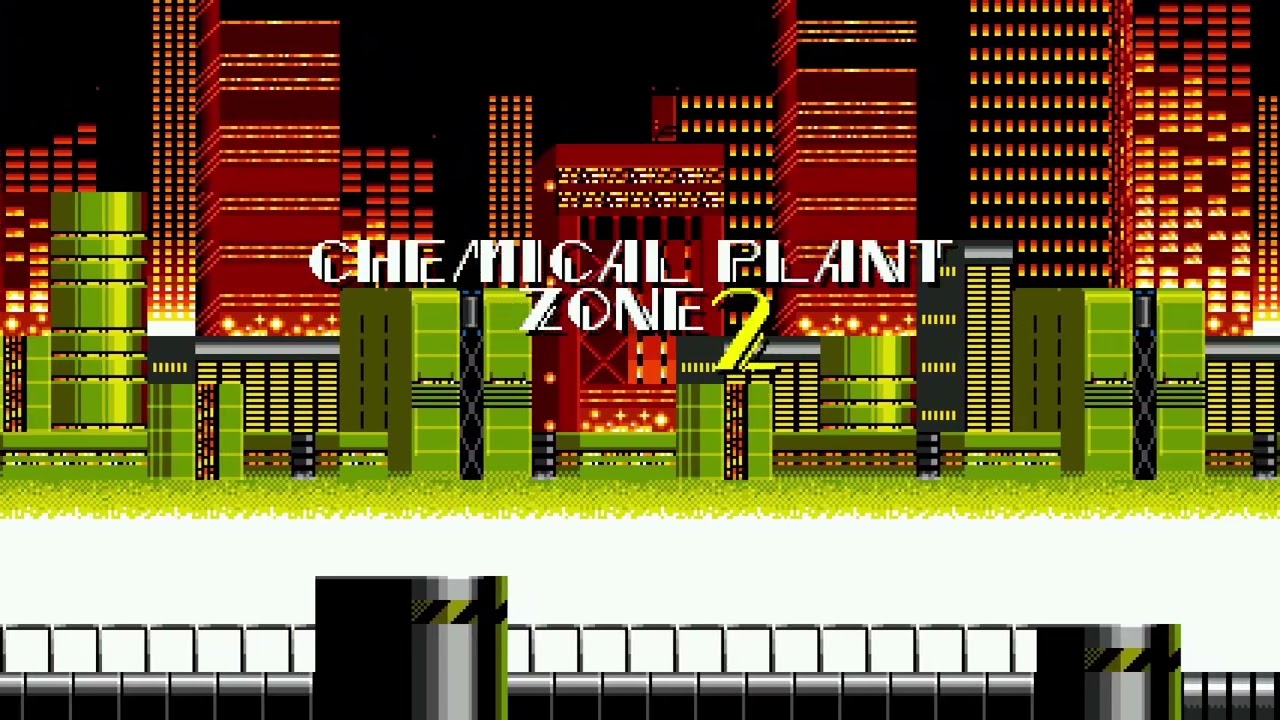 Chemical Plant Zone, Act 2 - Sonic The Hedgehog 2: CD