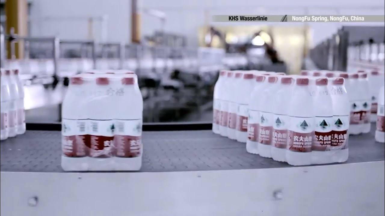 NongFu Spring, größter Produzent von Mineralwasser in China, setzt bei neuer PET-Linie auf KHS