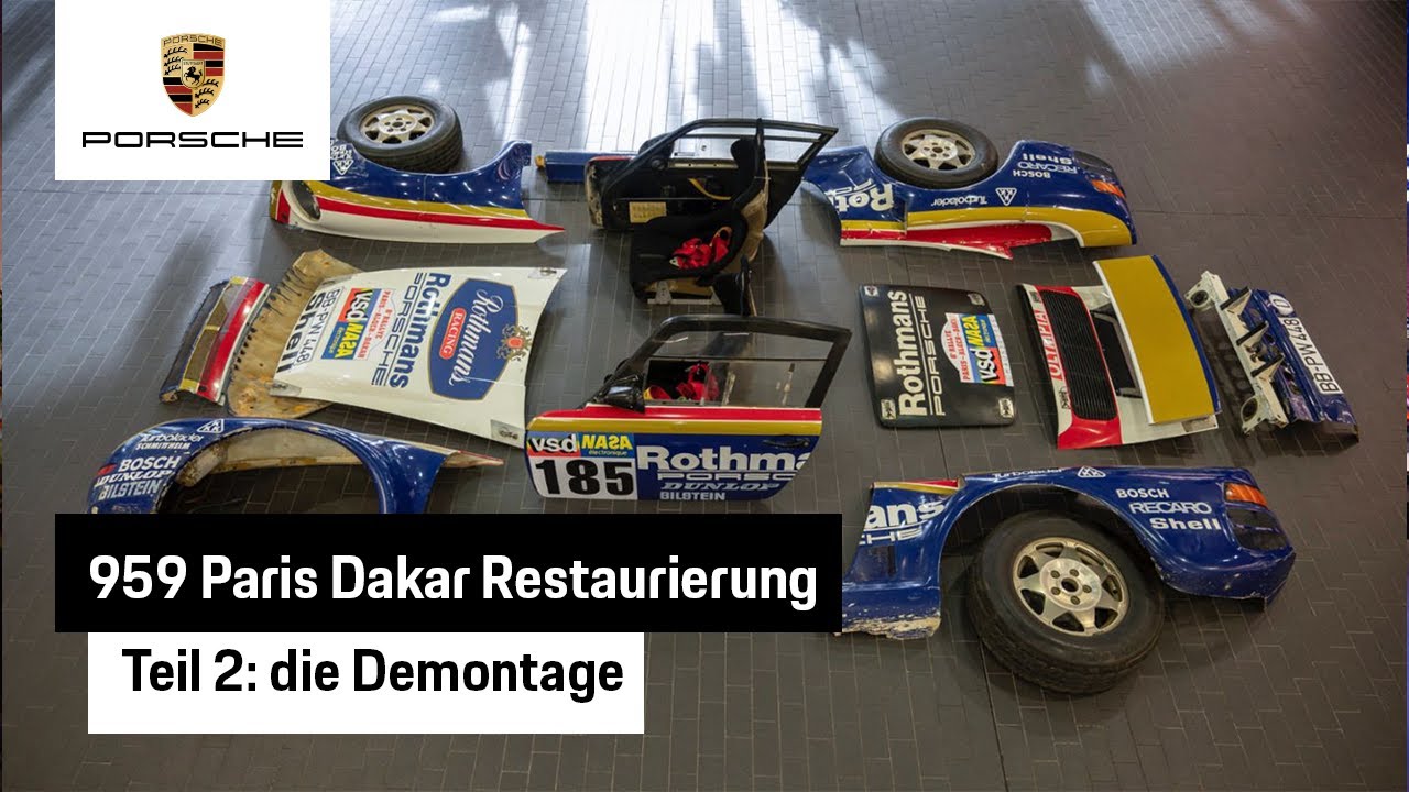 Porsche 959 Paris Dakar: Teil 2 der Restaurierung