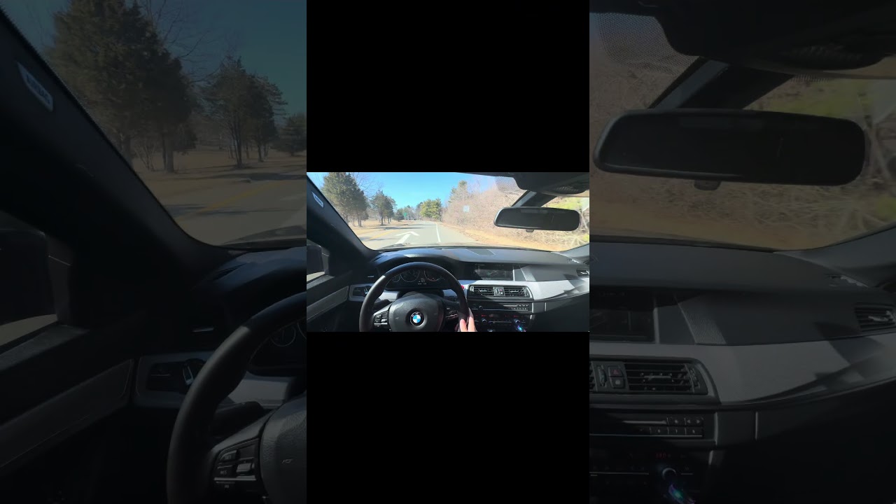 2013 BMW 550i 6 Speed - Pulls and Downshifts (H-Pipe)
